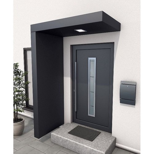 Entrance door 5mm aluminum - 3/5mm,
